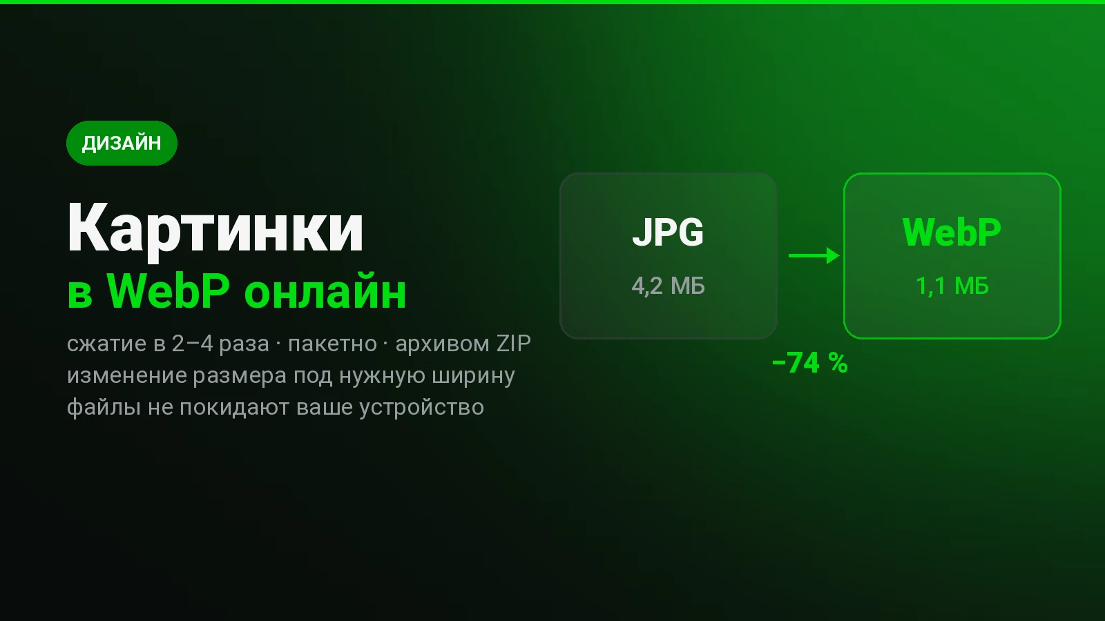 Конвертер картинок в WebP